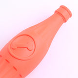 Maxbell Bottle Shaped Pet Chew Toys Bite Resistant Dog Teeth Cleaning Toys Orange