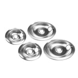 Maxbell Stove Drip Pans Replacement for Whirlpool etc, Two 190mm,Two 238mm