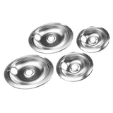 Maxbell Stove Drip Pans Replacement for Whirlpool etc, Two 190mm,Two 238mm