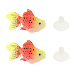 Maxbell 2 Pack Artificial Moving Floating Fish for Fish Tank Aquarium Decor Type 2