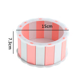 Maxbell Hamster Silent Running Wheel Hamsters Mice Mouse Activity Toys Pink-White