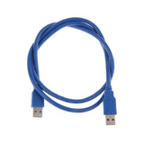 Maxbell USB 3.0 A to USB3.0 A Male to Male Cable Data Transfer Copy Cord OD5.5 100CM