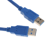 Maxbell USB 3.0 A to USB3.0 A Male to Male Cable Data Transfer Copy Cord OD5.5 100CM