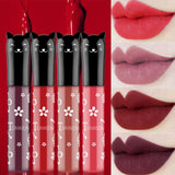 Maxbell Waterproof Makeup Liquid Lipstick Moisturizing Long Lasting Lip Gloss Tint Purple