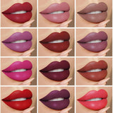 Maxbell Waterproof Makeup Liquid Lipstick Moisturizing Long Lasting Lip Gloss Tint Purple