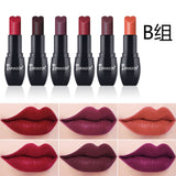 Maxbell 6 Colors Waterproof Long Lasting Velvet Matte Lipstick Moisturizing Lip Balm