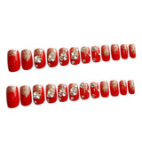 Maxbell 24X Women Fake Nail Tips Long Full Cover Acrylic False Nails Natural Nails