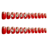 Maxbell 24X Women Fake Nail Tips Long Full Cover Acrylic False Nails Natural Nails