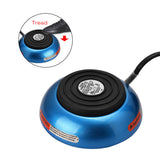 Maxbell Tattoo Foot Pedal Round Power Supply Switch Controller w/ Silicone Cord Blue