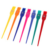 Maxbell 7pcs Salon Hair Dye Coloring Brushes Colorful DIY Highlight Tint Brush Comb S