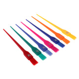 Maxbell 7pcs Salon Hair Dye Coloring Brushes Colorful DIY Highlight Tint Brush Comb S