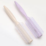 Maxbell Anti-Static Volumizing Curling Round Hairbrush for Smoothing Blow Drying Light Purple