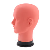 Maxbell Mannequin Head Model Male Pro Cosmetology Wig Making Hat Display Rack Orange