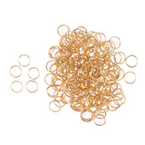 Maxbell 200pcs/Pack 14mm Hair Cuff Clip Rings Decorations Braid Hair Loop Dreadlocks Gold