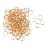 Maxbell 200pcs/Pack 14mm Hair Cuff Clip Rings Decorations Braid Hair Loop Dreadlocks Gold