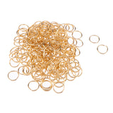 Maxbell 200pcs/Pack 14mm Hair Cuff Clip Rings Decorations Braid Hair Loop Dreadlocks Gold