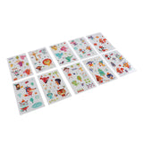 Maxbell 10Pcs Halloween Temporary Body Tattoo Transfer Stikcer for Kids Disposable B