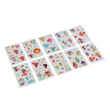 Maxbell 10Pcs Halloween Temporary Body Tattoo Transfer Stikcer for Kids Disposable B