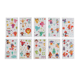 Maxbell 10Pcs Halloween Temporary Body Tattoo Transfer Stikcer for Kids Disposable B