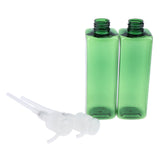 Maxbell 250ml Plastic Empty Pump Bottle Travel Lotion Refillable Bottles Transparent