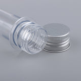 Maxbell 10x 40/50ml Plastic Test Tubes Vial Sample Container with Caps purplish red