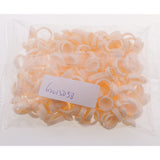 Maxbell Lot 100pcs Silicone Pigment Rings Tattoo Ink Cups Makeup Ring Glue Holder S