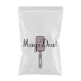 Maxbell Salon Bristle Hair Brush Hair Styling Scalp Massage Vent Paddle Comb Purple