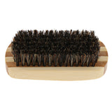 Maxbell Salon Men Beard Grooming Bristle Brush Barber Duster Cleaning Shaving Brush Rectangle 1