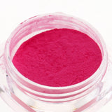 Maxbell 1g Temperature Color Change Nail Polish Pigment Dust Powder+Brush Rose Red