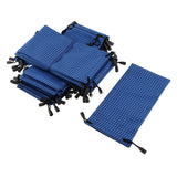 Maxbell 20 Pieces Waterproof Sunglasses Reading Eyeglasses Storage Bag Pouch Blue