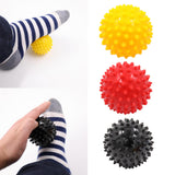Maxbell Acupuncture Massager Body Palm Feet Muscle Relief Spiky Massage Ball Yellow