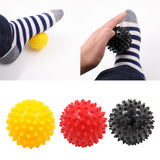 Maxbell Acupuncture Massager Body Palm Feet Muscle Relief Spiky Massage Ball Yellow