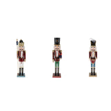 Maxbell Wooden Nutcracker Solider Figures Model Puppet Doll Home Decor Style1