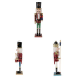 Maxbell Wooden Nutcracker Solider Figures Model Puppet Doll Home Decor Style1