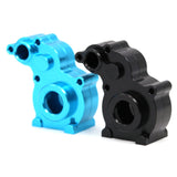 Maxbell 2 Pieces Aluminum Gearbox Housing Parts for AXIAL SCX10 4WD Accessory Black