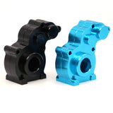 Maxbell 2 Pieces Aluminum Gearbox Housing Parts for AXIAL SCX10 4WD Accessory Black