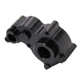 Maxbell 2 Pieces Aluminum Gearbox Housing Parts for AXIAL SCX10 4WD Accessory Black