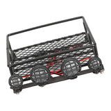 Maxbell 1/10 RC Car Buggy Truck Metal Roof Rack Led Lights for Axial 90046 D90 etc.