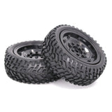 Maxbell 2xRubber Wheel Tire Tyres for 1/16 On Road RC Racing Drift Car Upgrade Parts