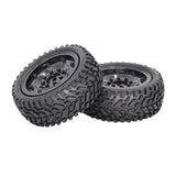 Maxbell 2xRubber Wheel Tire Tyres for 1/16 On Road RC Racing Drift Car Upgrade Parts