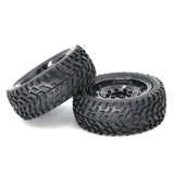 Maxbell 2xRubber Wheel Tire Tyres for 1/16 On Road RC Racing Drift Car Upgrade Parts