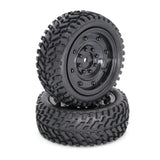 Maxbell 2xRubber Wheel Tire Tyres for 1/16 On Road RC Racing Drift Car Upgrade Parts