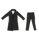Maxbell 1/6 Scale Male Gothic Costume Suit For 12'' Male Figures Accessories Black