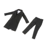 Maxbell 1/6 Scale Male Gothic Costume Suit For 12'' Male Figures Accessories Black