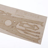 Maxbell 1/350 Wooden German Bismarck Battleship Warship Deck WWII Unassembled Kits