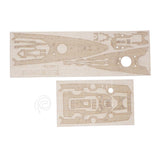 Maxbell 1/350 Wooden German Bismarck Battleship Warship Deck WWII Unassembled Kits