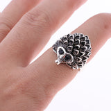 Maxbell Ancient Ring Party Hedgehog Opening Wedding Ring for Women Rings Jewelry 9