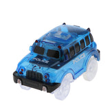 Maxbell Electronics LED Light Up Child Cars Toy  C-style 5 Lights Blue