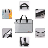 Maxbell Fiberglass Security Fireproof Bag Waterproof Documents Files Storage Pouch