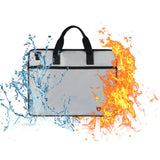 Maxbell Fiberglass Security Fireproof Bag Waterproof Documents Files Storage Pouch